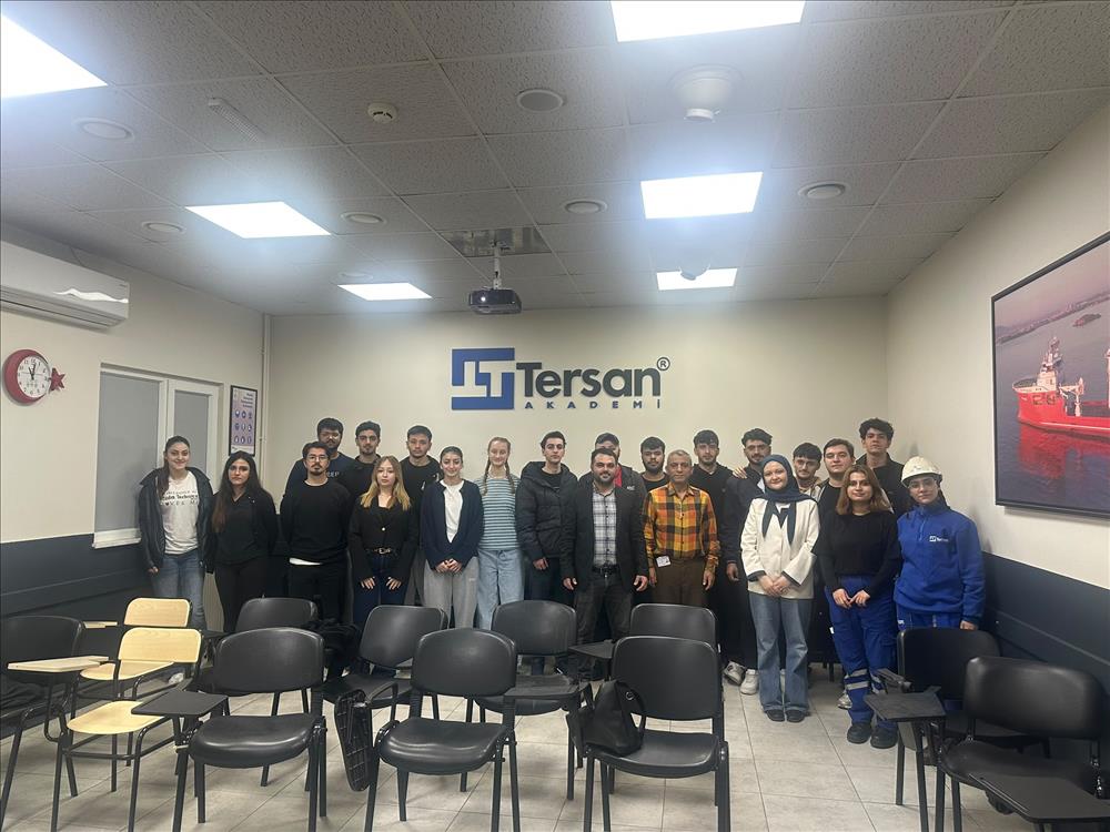 TERSAN TERSANESİ’NDE GEMİ İNŞAATI PROGRAMI MEZUN&ÖĞRENCİ BULUŞMASI