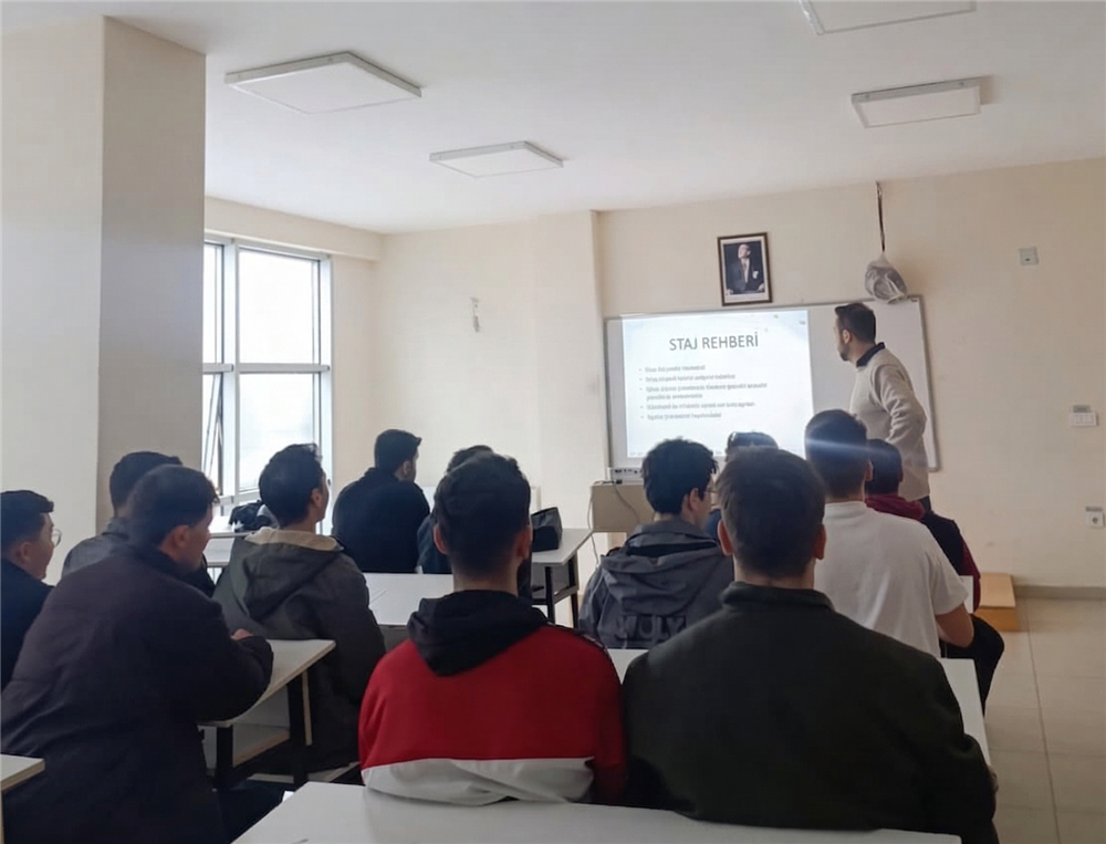 Gemi İnşaatı Programında Yaz Stajı Bilgilendirme Eğitimi