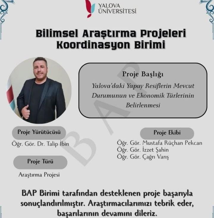 Su Altı Teknolojisi Programı Bilimsel Araştırma Projesini Başarıyla Tamamladı