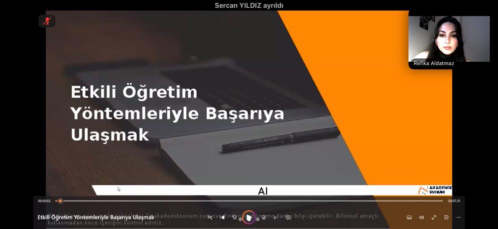 Birimimiz Akademik Personelinden Ar-Ge Odaklı Eğitimlere Yoğun Katılım