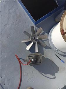 YALOVA ÜNİVERSİTESİ -1 EĞİTİM GEMİMİZİN MAKİNE DAİRESİ HAVALANDIRMA FAN MOTORU YENİLENDİ