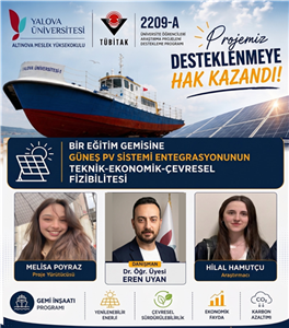 Gemi İnşaatı Programı Öğrencilerimizin TÜBİTAK Projesi Kabul Edildi!