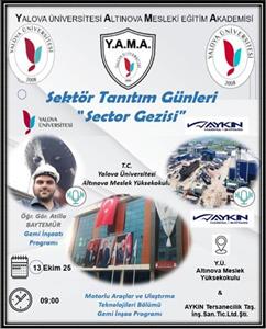 Sektör Tanıtım Günleri ''Sektör Gezisi'' AYKIN Tersanesi