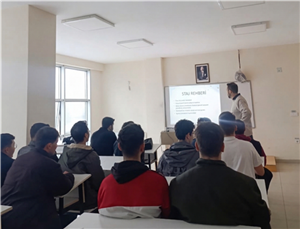 Gemi İnşaatı Programında Yaz Stajı Bilgilendirme Eğitimi