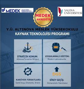 Kaynak Teknolojisi Programı MEDEK Tarafından 4 Yıllık Tam Akreditasyon Aldı