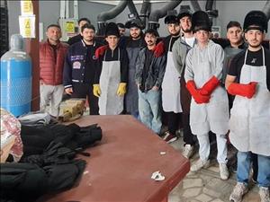 Gaz Altı Kaynak Teknikleri Dersi Uygulamalı Olarak Gerçekleştirildi...